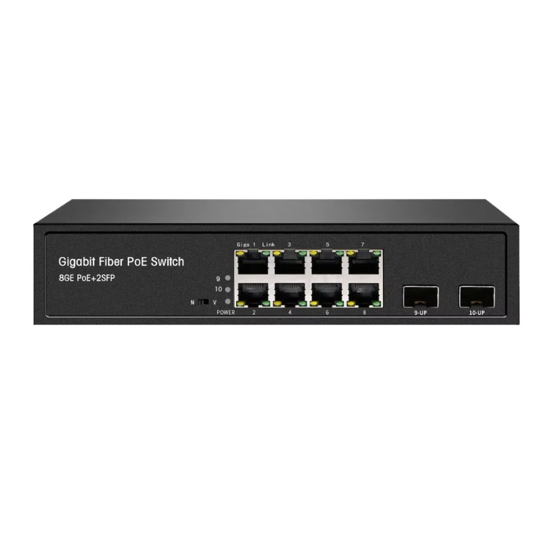 Managed Gigabit Poe Switch 8 Port 802.3At - Switch Ethernet PoE+ da 120W con