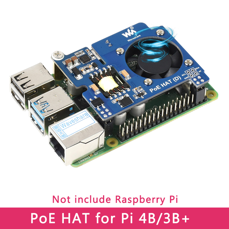 Deskpi Super6C - Modulo Raspberry Pi POE HAT 802.3af