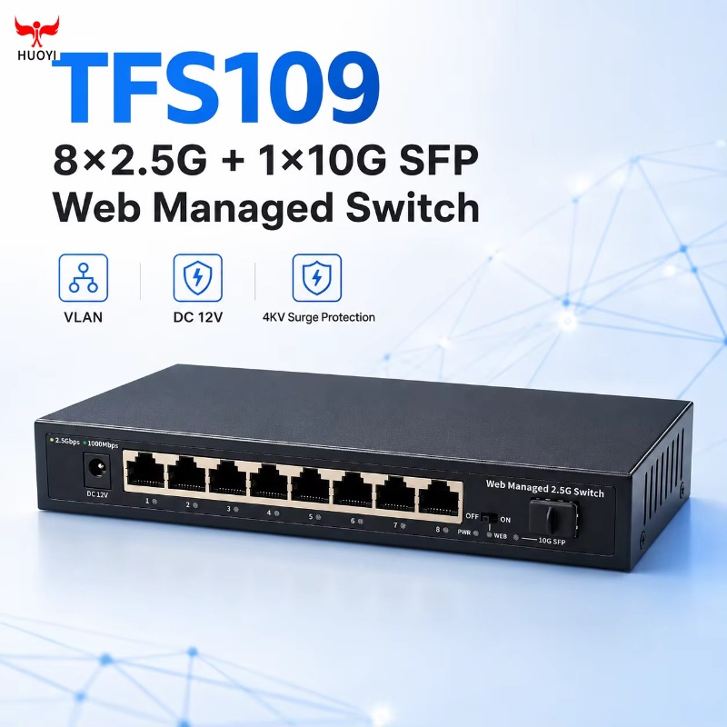Switch gestito a 8 porte 2.5Gb - Sfp+ 10G Managed Switch 8 Port recensione e prezzo