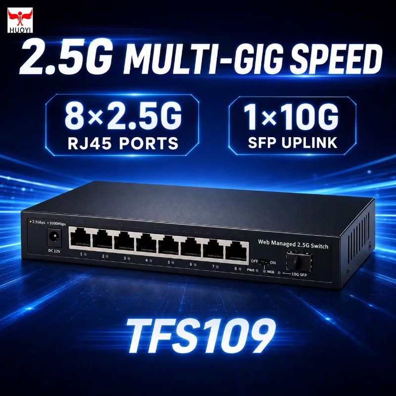 Switch gestito a 8 porte 2.5Gb - Sfp+ 10G Managed Switch 8 Port recensione e prezzo