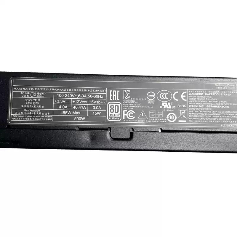 FSP500-30AS, alimentatore ATX  - Atx Power Supply 1U Flex 500W recensione e prezzo
